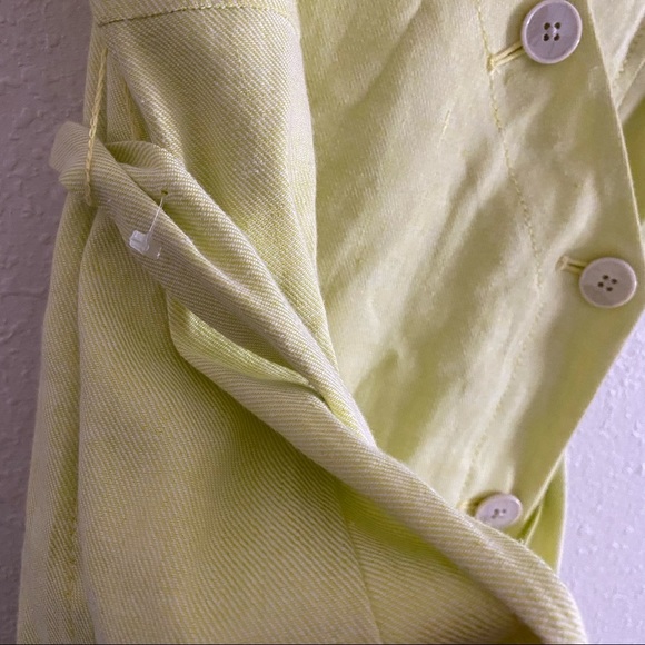 Banana Republic Linen Cotton mini button dress 2 - Picture 4 of 5